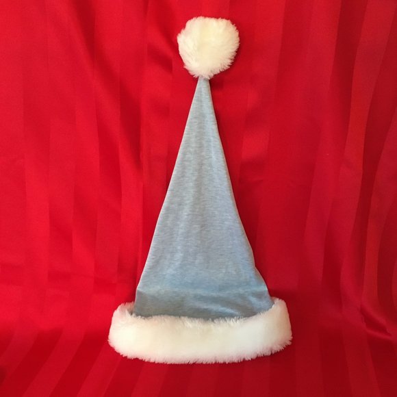 Baby blue santa hat Clearance